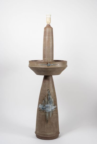 BARTHOLDY, DANEMARK
Floor lamp, circa 1970.

In...