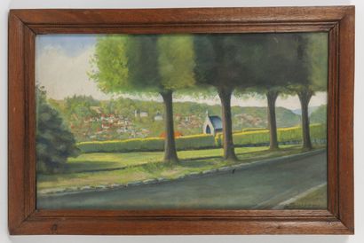 L. TOURNEAU (XXème siècle)
Paysages.

Deux...