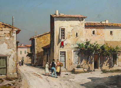 Gustave VIDAL (1895-1966)
Lively Mediterranean...