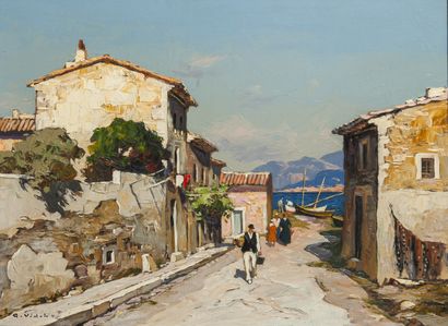 Gustave VIDAL (1895-1966)
Lively Mediterranean...