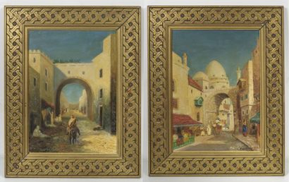 Ecole Orientaliste
Doors of kasbah animated...