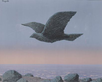 D'après René MAGRITTE
L'idole.

Lithographie...