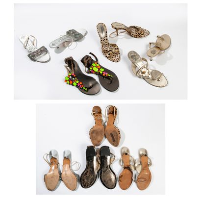 Roberto CAVALLI, VERSACE, GINA
Lot comprenant...