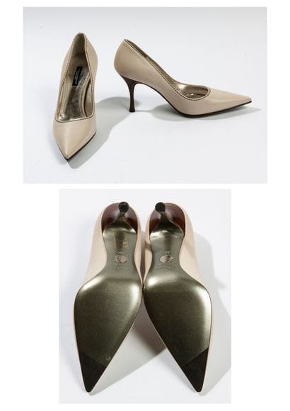 DOLCE & GABBANA
Paire d'escarpins à bout...