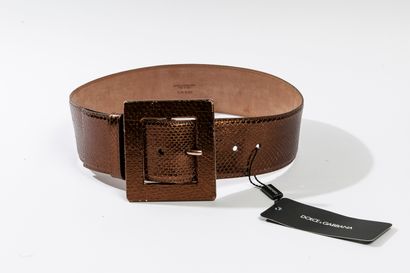DOLCE & GABBANA
Large ceinture en cuir façon...
