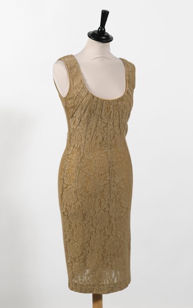 DOLCE & GABBANA
Camel-coloured straight tank...