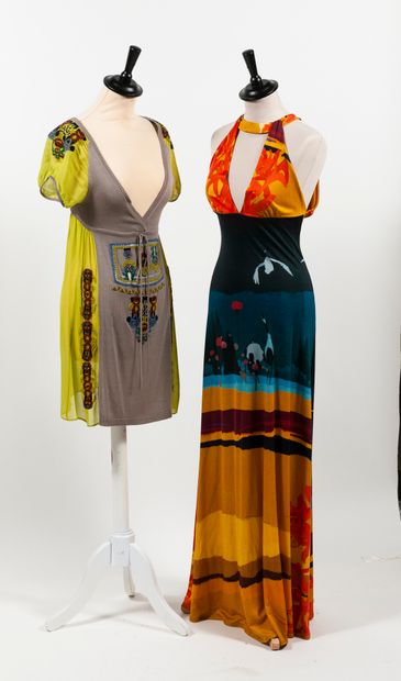 Christian LACROIX
Lot comprenant : 

- Robe...