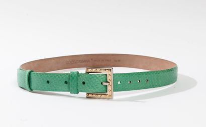 DOLCE & GABBANA
Ceinture en cuir façon python...