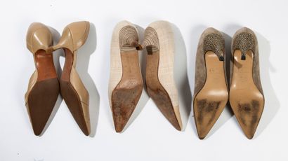 JET SET Paris
Lot comprenant trois paires...