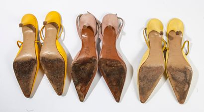 JET SET Paris
Lot de trois paires d'escarpins...