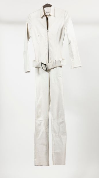 JITROIS
White lambskin (?) trouser suit with...