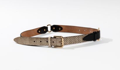 DOLCE & GABBANA
Ceinture en cuir noir et...
