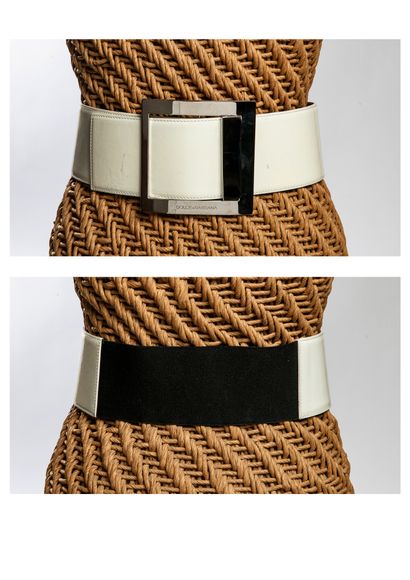 DOLCE & GABBANA
Large ceinture en cuir verni...