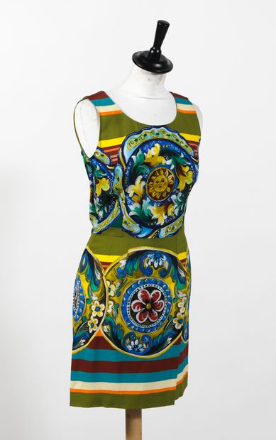DOLCE & GABBANA
Viscose tank top dress with...