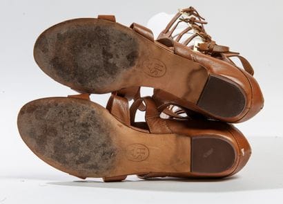 ASH
Paire de spartiates montantes en cuir...