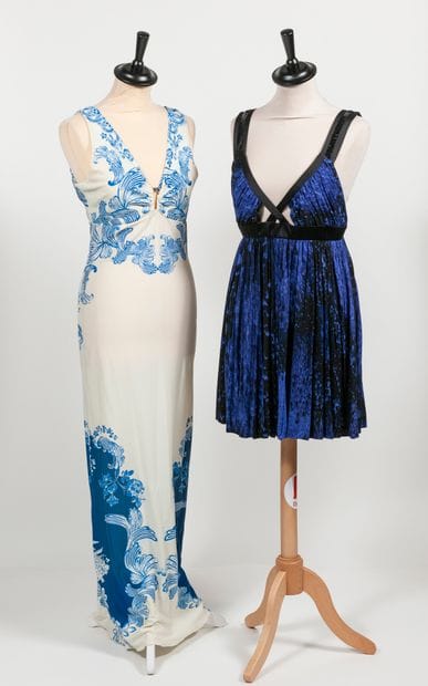 Roberto CAVALLI
Lot including: 

- Long straight...