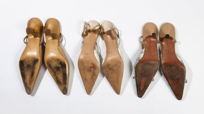 JET SET Paris
Lot comprenant trois paires...