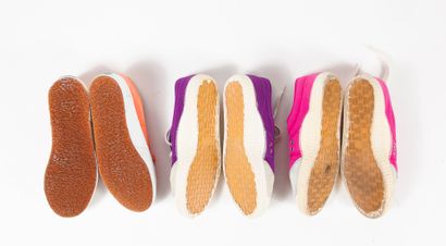 SUPERGA, KAWASAKI
Lot comprenant trois paires...