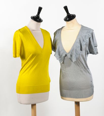 DOLCE & GABBANA
Lot including : 

- Grey...