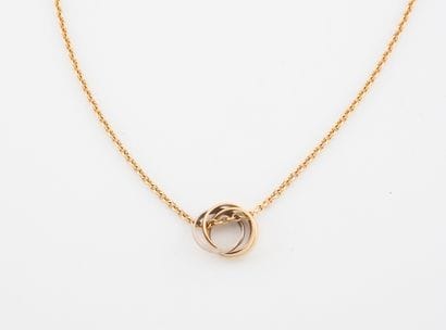 CARTIER, Trinity 
Yellow gold (750) forçat...