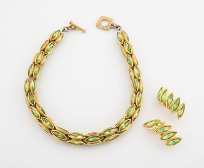 GOSSENS Paris
Half set composed of a gilded...
