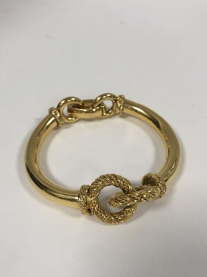 CHRISTIAN DIOR
Bracelet in gilded metal,...