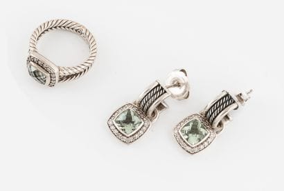 DAVID YURMAN
Silver (925) half-set consisting...