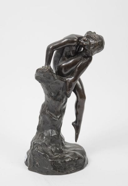 Anna BASS (1876-1961)
Naked woman on a rock....