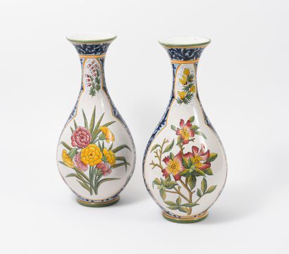 Lot comprenant :
Manufacture Henriot, Quimper:

-...