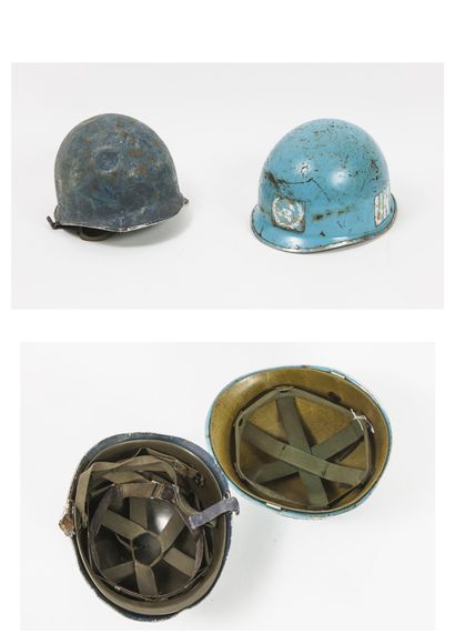 Two US helmets, with liner:

- one in United...