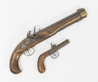 Two pistols:

- one with percussion with...