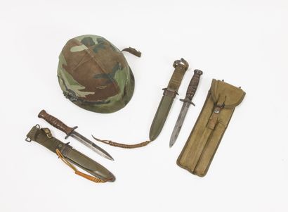 USA
Lot including :

- M1966 helmet, M1965...