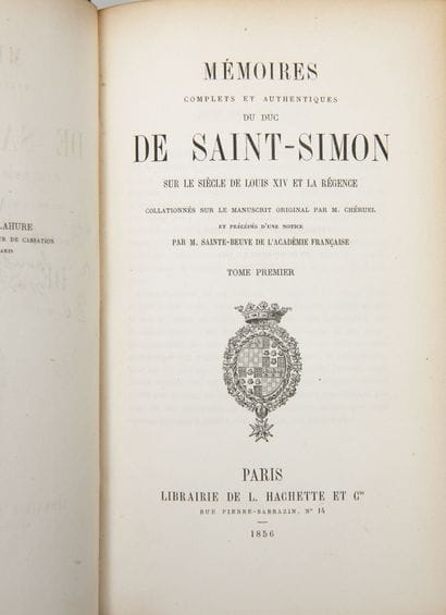 SAINT-SIMON (Duc de).
Mémoires complets et...