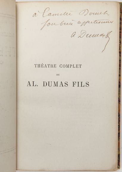 DUMAS fils (Alexandre).
Théâtre complet.

Paris,...