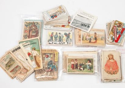Cartes de différents chocolats et divers...