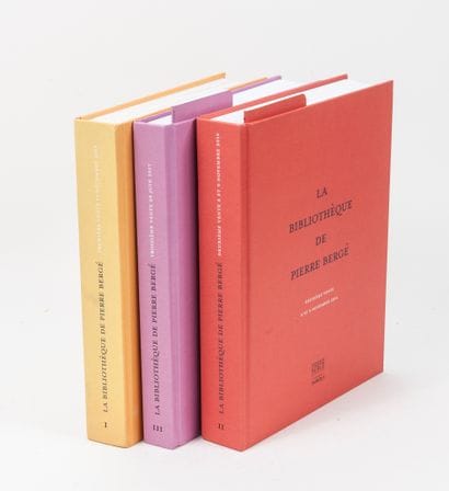 La bibliothèque Pierre Bergé
Three sale catalogues:...