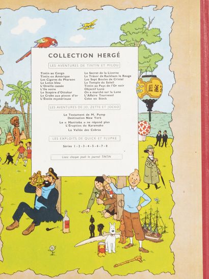 HERGÉ (1907-1983)
Lot of four albums including:...