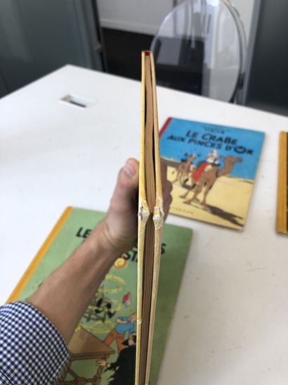 HERGÉ (1907-1983)
Lot of four albums including:...