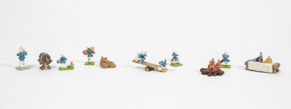 PEYO
PIXI, Paris.

Mini & Village Smurf collection...