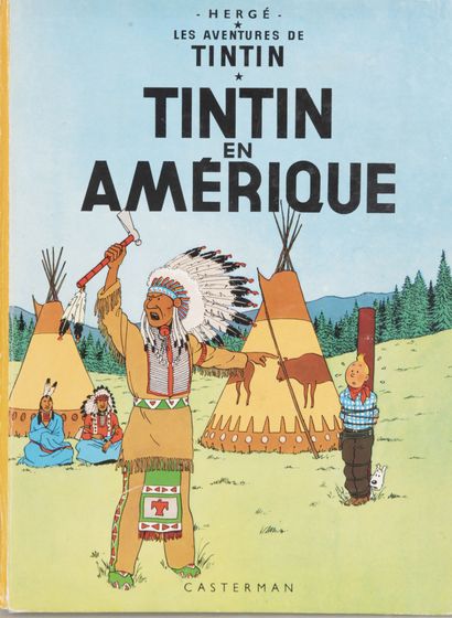 HERGÉ (1907-1983)
Lot of ten albums including...