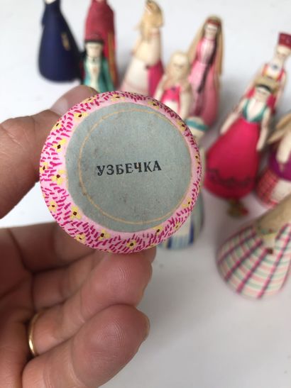 URSS, circa 1950-1960
Lot of fifteen miniature...