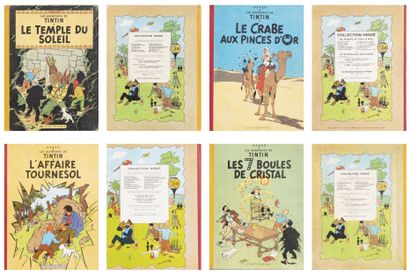 HERGÉ (1907-1983)
Lot of four albums including:...