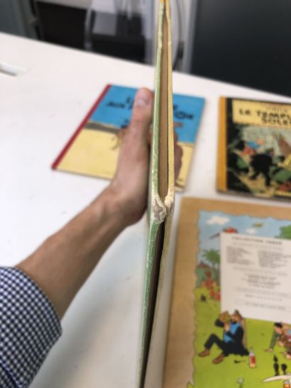 HERGÉ (1907-1983)
Lot of four albums including:...