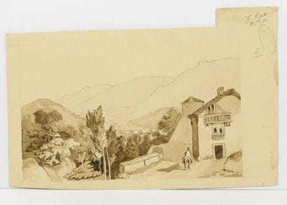 Ecole du XIXème siècle
Lot de trois dessins...