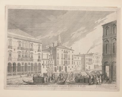 Lot de six gravures : 

- Le botaniste chinois...