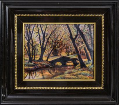 MARYLOU FAUVET, LIMOGES
- Le pont en automne....
