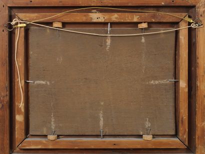 Samuel Davis COLKETT (1806-1863) 
Ferme animée...