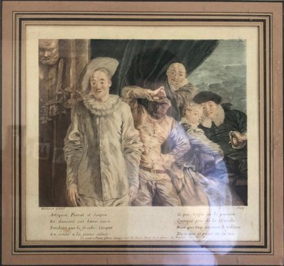 D'après Jean-Antoine WATTEAU (1684-1721)
-...