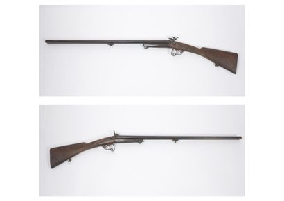 Fusil de chasse à broche.

Platines arrière...
