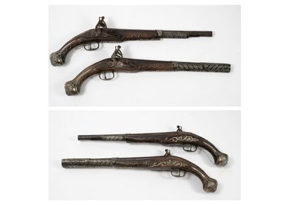 France, XVIIIème siècle
Paire de pistolets...